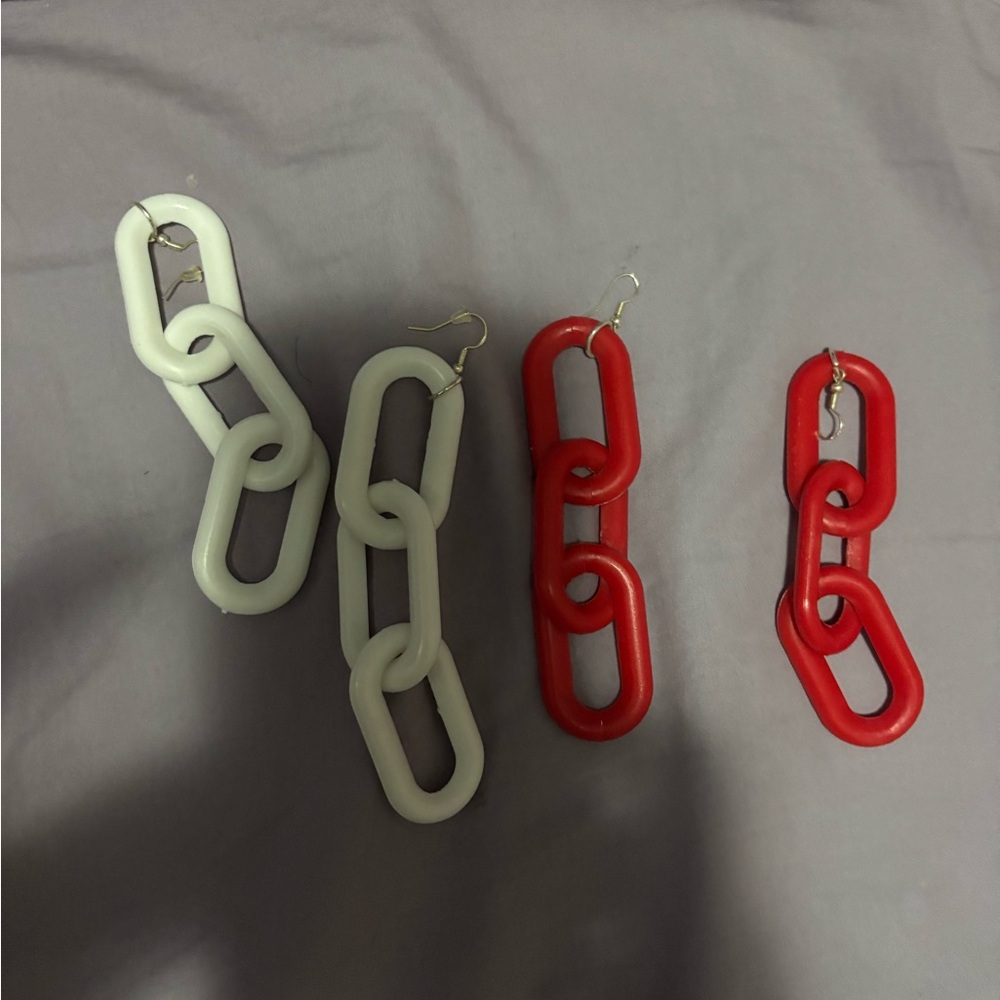 Link Chain Earrings - Picture 2 of 2